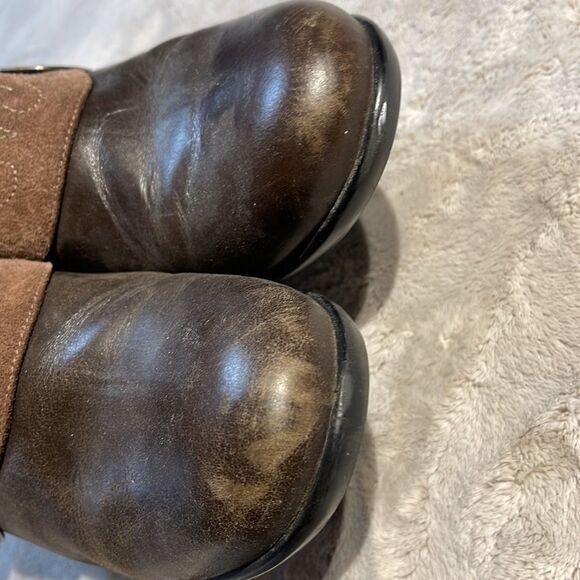 Dromedaris brown karina low cutleather clogs - Picture 10 of 11